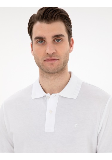 Pierre Cardin Erkek Beyaz Tişört Basic 50302561-vr013 Beyaz