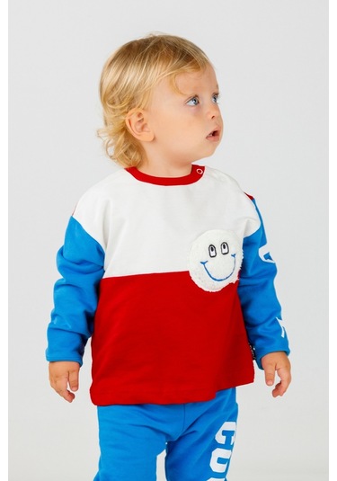 Harika Kids Erkek Bebek&çocuk İki İplik Kumaş Orta Kalınlıkta Örme Basic Alt Üst Eşofman Takımı 001