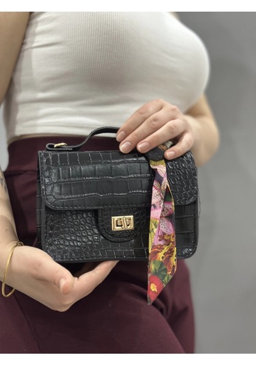 Biçomi Jisse Siyah Cilt Çanta Siyah