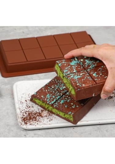 Silikon Dubai Çikolata Kalıbı Çok Renkli