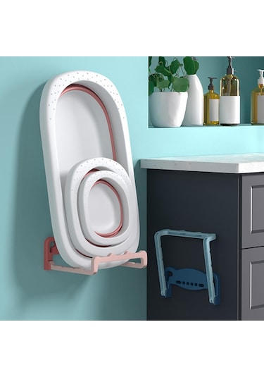 Suntek Lavabo Raf Punch Lavabo Banyo Duş Mavi Için