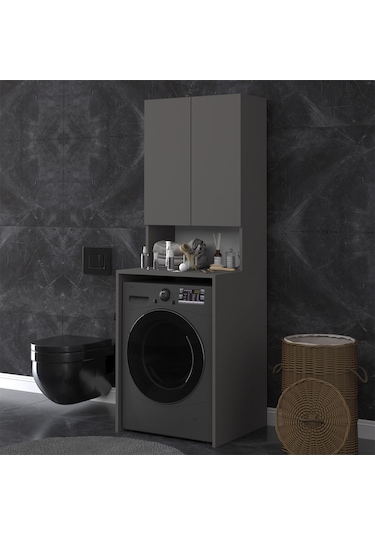 Banyo Dolabı Bd-01 Antrasit Antrasit