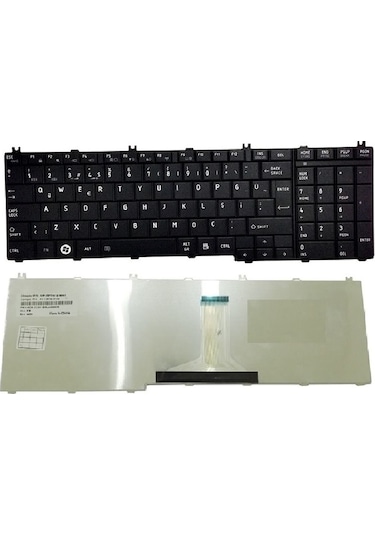 Toshiba Uyumlu Satellite C660-1Qg.L750-1Ln Klavyesi Siyah