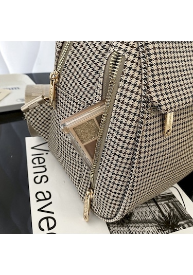 Maoyaya Jingpin Msd-2204 Oxford Kumaş Kadın Sırt Çantası - Şık Ve Dayanıklı 40g Geo Black