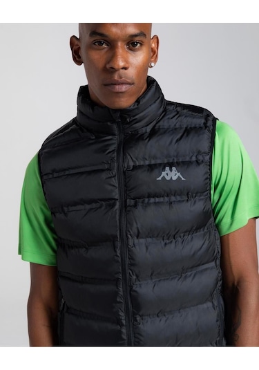 Kappa Perovest Erkek Siyah Regular Fit Yelek