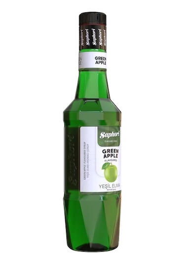 Saphori Yeşil Elma Aromalı Kokteyl Şurubu 700 Ml