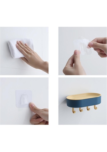 Suntek Sabun Sünger Raf Boşaltma Mutfak Duş Mavisi Çok Renkli