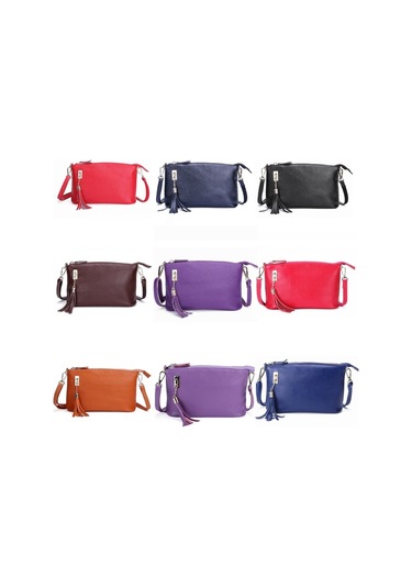 Bayan Püsküllü Tek Omuz Çapraz Çanta Büyük Kapasiteli Günlük Çanta Mavi