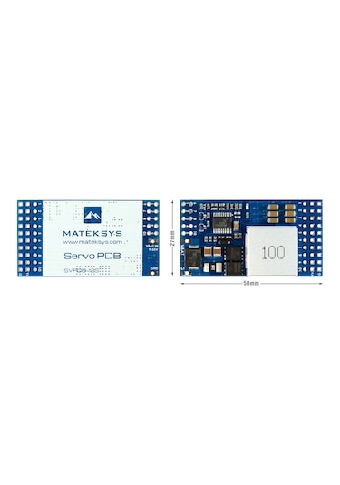 Matek Systems Servo Pdb W/ 12a Bec 9-55v To 5/6/8v