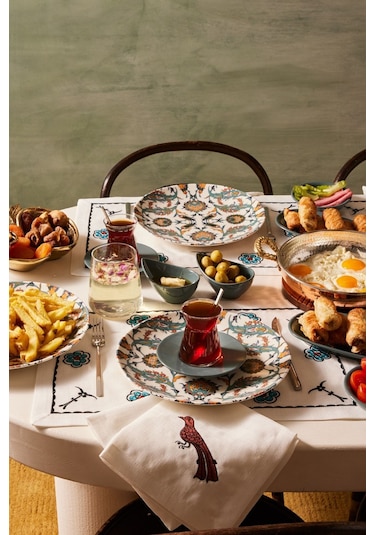 Karaca  Flevo Porselen 26 Parça 6 Kişilik Kahvaltı/Servis Takımı