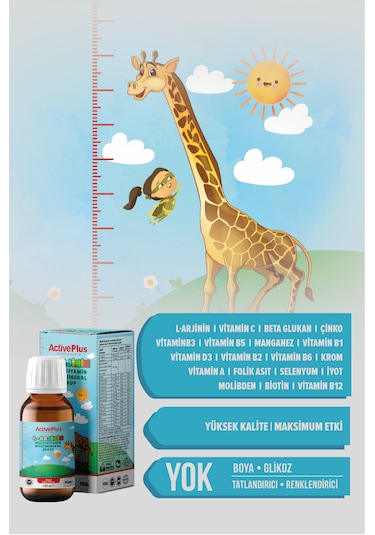 Active Plus L-arjinin Şurup 150 Ml