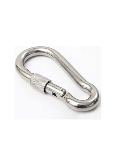 Kilitli Karabina Yaylı Galvanizli 6-8-10-12Mm Ölçü Adet Seçenekli