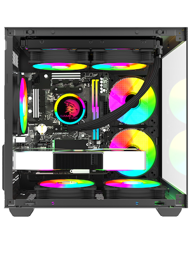Gameline Hıper V1 3x Rgb Fanlı Usb 3.0 Gaming Bilgisayar Kasası Siyah