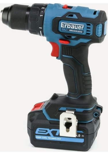 Erbauer EDD18-Li-2 18V 4Ah Tek Akülü Darbesiz Vidalama