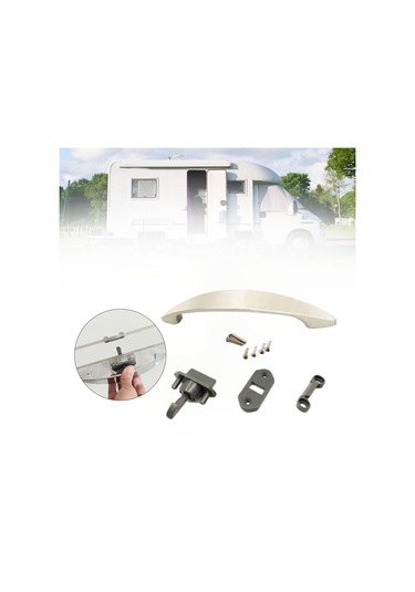 Suntek Karavan Çekmece Mandalı Ve Kolu Donanımı Tekneler Bej