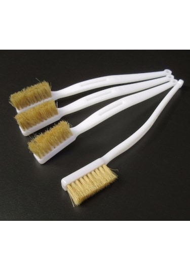 Çok Amaçlı Detay Temizlik Fırçası Beyaz Saplı Çok Renkli