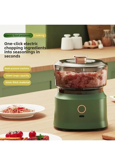 Zyzqstore Yeni Çok Fonksiyonlu Mutfak Makinesi Akülü Kıyma Aleti, Çok Renkli Çok Renkli