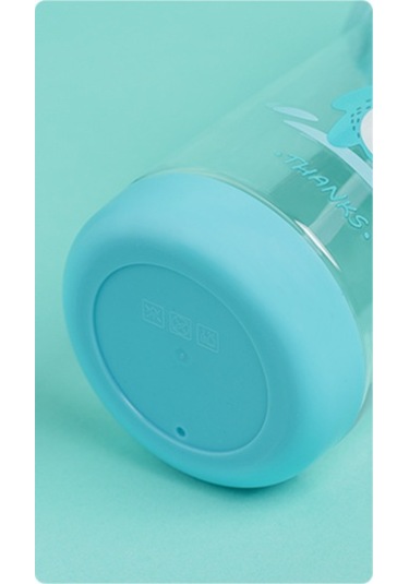 480ml Çocuklar Su Kupası Yaratıcı Karikatür Hayvan Bebek Besleme Bardakları Payet Sızdırmaz Su Şişeleri Açık Taşınabilir Çocuk Bardakları Kupalar Mavi 007 Kahverengi