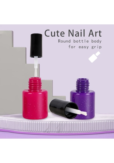 Geekyou Kızlar İçin Eğlenceli Makyaj Seti, 16 Parça Oyun Kosmetik Kiti, Saklama Çantalı Hediye Paketi Çok Renkli