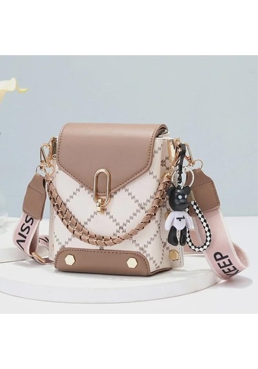 Novahub 2022 Kadın Mini Dikey Cep Telefonu Postacı Çantası - Hafif, Siyah Yaz Tasarımı Siyah