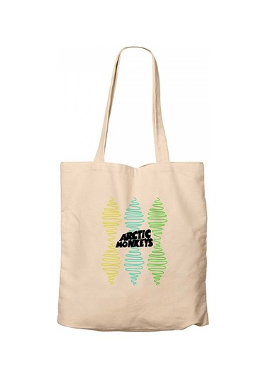 Arctic Monkeys Steep Wave Krem Kanvas Bez Çanta Krem