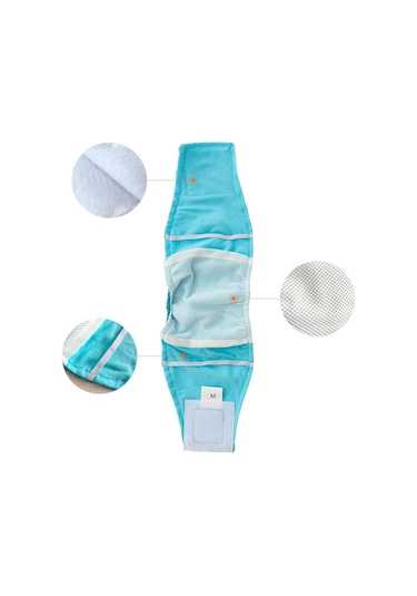 Pet Erkek Köpekler İçin Düz Renk Fizyoloji Pantolon Kibar Ve Taciz Önleyici Köpek Güvenlik Pantolonu, Boyut: S Kırmızı