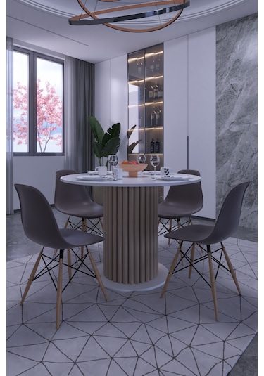 Antolyum Yemek Masası Mutfak Masası