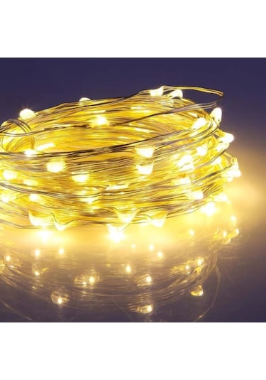 1/2|3|5|10| Metre Peri Led İnce Tel Pilli Dekoratif Led Işık Süs