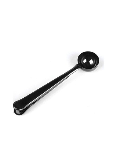 5 Adet Çok Fonksiyonlu Paslanmaz Çelik Çay Kahve Ölçüm Kaşığı Siyah