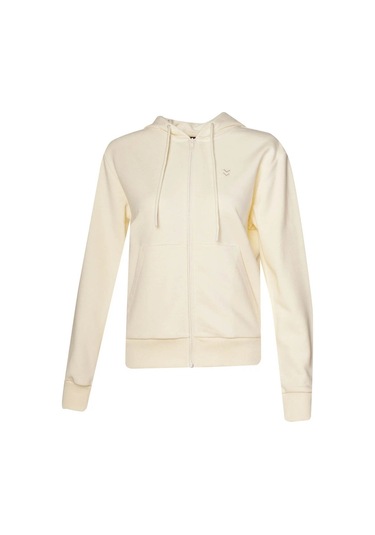 Hummel Pulse Fermuarlı Ekru Kadın Sweatshirt 922422-9157 Ekru