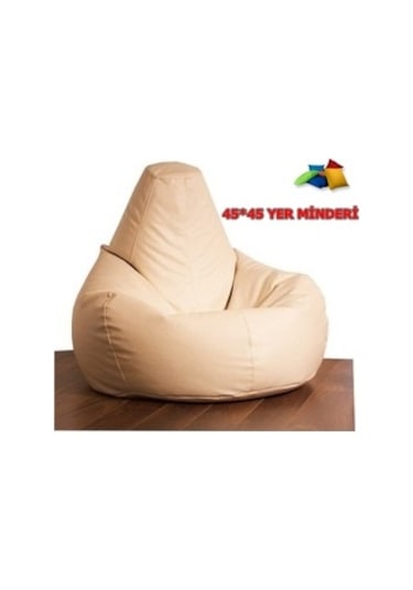 Armutland Kampanya ! 45*45 Yer Minderi Hediyeli Deri Armut Koltuk