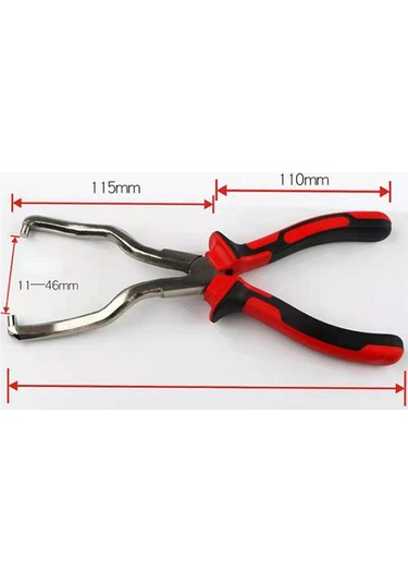 Homyl Kaldırma Hortumu Pense Araba Araç Tamiri Için Kırmızı