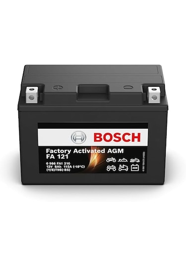 Bosch 12v 8 Ah Yt9b-bs Agm Akü Fa 121