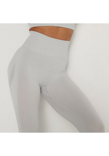 Wezone Kadınlar İçin Esnek, Hızlı Kuruyan Yoga Ve Spor Taytları Açık Gri