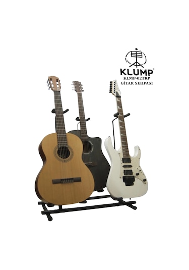 Klmp-02/03 Üçlü Gitar Sehpası / Üçlü Gitar Standı / Profesyonel