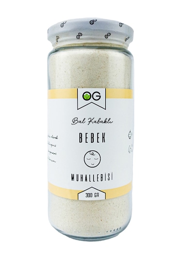 OG natural Bal Kabaklı Bebek Muhallebi Karışımı 300 Gr +6 Ay