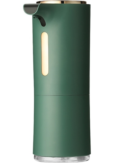 Yifomall Yeşil Otomatik Enstrümanlı Köpük Sabun Dağıtıcı, Ev, Mutfak, Banyo İçin, Delme Yok, Çocuk Dostu, Infrared Sensörlü Sabun Yok Koyu Yeşil