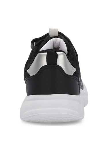 Slazenger PESO I Çocuk Cırt Cırtlı Siyah Sneaker