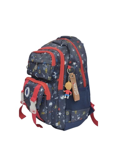 Kids Okul Çantası , Beslenme Çantası , Kalemlik - Anahtarlık Ve Suluk&matara Siyah Siyah