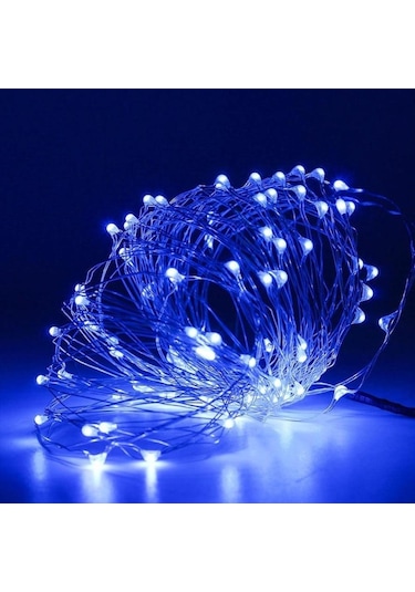 Sarı 2 Adet Peri Işık Yeni Yıl Led Noel Işık Su Geçirmez Bakır Tel Dize Işık Düğün Çelenk Parti İçin 1m 2m 3m 5m Perde Işık 1m Sarı