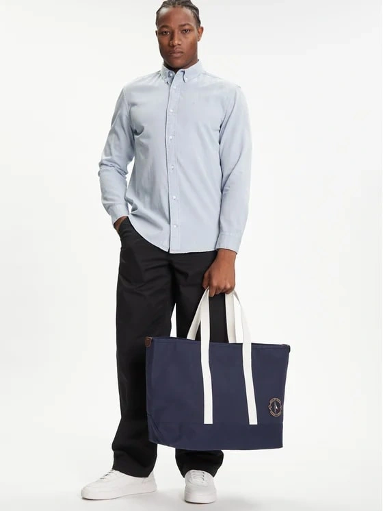 Tommy Hilfiger Kadın El Çantası Am0am13557c7g Mavı