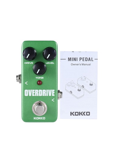 Ruicoo Kokko Fod3 Mini Gitar Efek Pedalı - Doğal Tüp Overdrive Sesi, Renkli Ton Ayarlama, True Bypass, Aluminyum Kasa