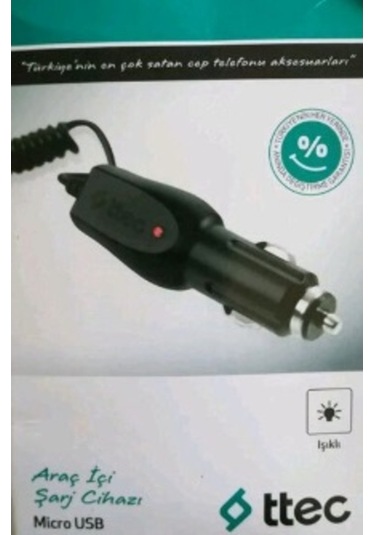 Ttec Micro Usb Araç Şarj Cihazı Işıklı
