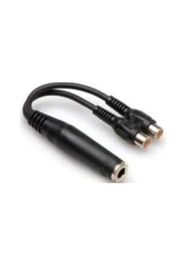 Hosa Hosa 1-4" Ts (F) <- Dual Rca (F) Y-Kablo