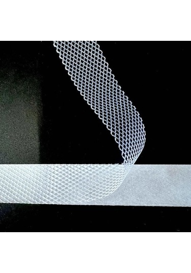 Pazly 20mm Beyaz Çift Taraflı Tela Yapışkanlı Kumaş Ütü Bant Dıy Dikiş Aksesuarları 10m 3 Adet Set