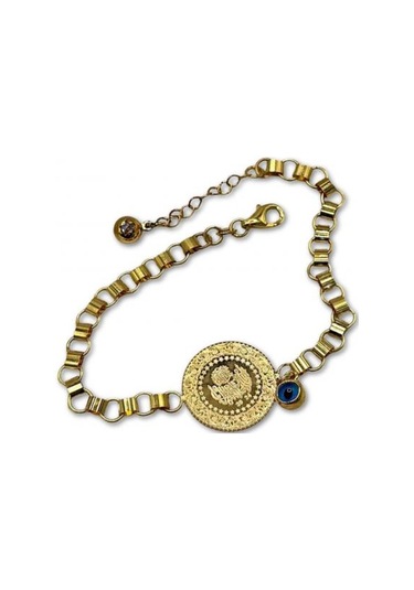 AgaKulche İtalyan Ezme Çeyrek 6,06 G Altın Bileklik