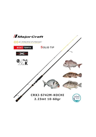 Major Craft Crostage Crxj-s742m-kochı 2.23mt 10-60gr 2p Tenya Jigging Kamış