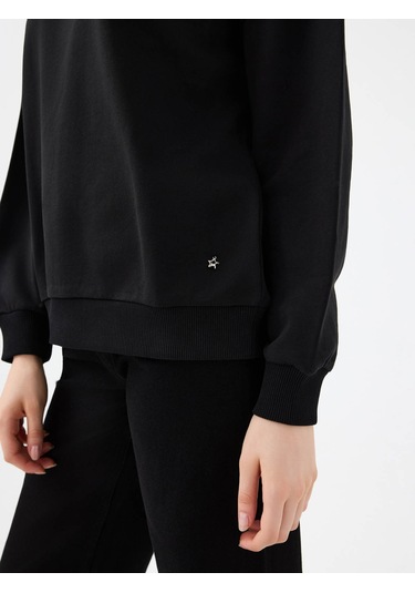 Loft Siyah Kadın Sweatshirt Lf2041676 Siyah