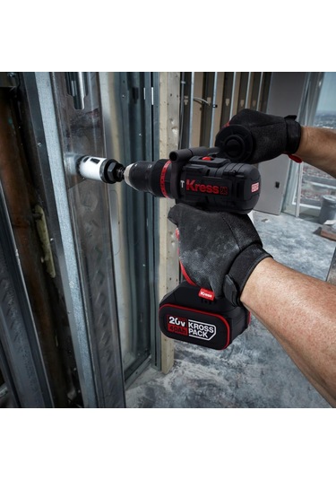 Kress KUC33.91 20V 95NM Profesyonel Şarjlı Darbeli Matkap