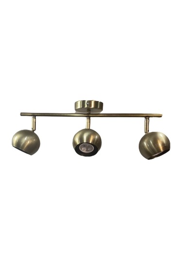 Rsylight Metal Modern 3 Lü Eskitme Kaplama 180 Derece Mafsallı Led Spot Avize Günışığı Ampullü Eskitme